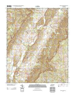 Mount Airy Tennessee Historical topographic map, 1:24000 scale, 7.5 X 7.5 Minute, Year 2013