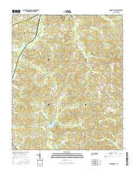 Mount Peter Tennessee Current topographic map, 1:24000 scale, 7.5 X 7.5 Minute, Year 2016