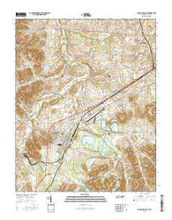 Mount Pleasant Tennessee Current topographic map, 1:24000 scale, 7.5 X 7.5 Minute, Year 2016