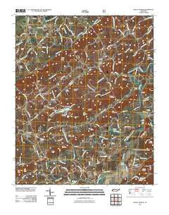 Mount Vernon Tennessee Historical topographic map, 1:24000 scale, 7.5 X 7.5 Minute, Year 2011
