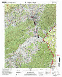 Mountain City Tennessee Historical topographic map, 1:24000 scale, 7.5 X 7.5 Minute, Year 2003