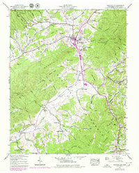 Mountain City Tennessee Historical topographic map, 1:24000 scale, 7.5 X 7.5 Minute, Year 1938