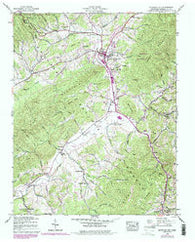 Mountain City Tennessee Historical topographic map, 1:24000 scale, 7.5 X 7.5 Minute, Year 1938