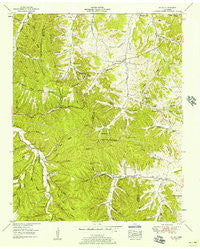 Mt. Joy Tennessee Historical topographic map, 1:24000 scale, 7.5 X 7.5 Minute, Year 1951