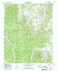 Mt. Joy Tennessee Historical topographic map, 1:24000 scale, 7.5 X 7.5 Minute, Year 1951