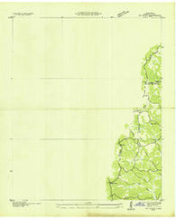 Mt. Peter Tennessee Historical topographic map, 1:24000 scale, 7.5 X 7.5 Minute, Year 1936