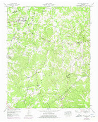 Mt Peter Tennessee Historical topographic map, 1:24000 scale, 7.5 X 7.5 Minute, Year 1949