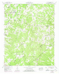 Mt Peter Tennessee Historical topographic map, 1:24000 scale, 7.5 X 7.5 Minute, Year 1949