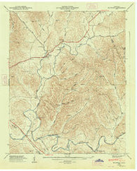 Mulberry Tennessee Historical topographic map, 1:24000 scale, 7.5 X 7.5 Minute, Year 1947