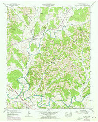 Mulberry Tennessee Historical topographic map, 1:24000 scale, 7.5 X 7.5 Minute, Year 1947