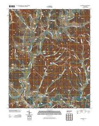 Mulberry Tennessee Historical topographic map, 1:24000 scale, 7.5 X 7.5 Minute, Year 2010