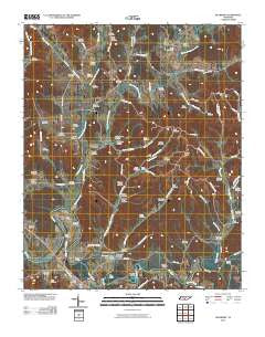 Mulberry Tennessee Historical topographic map, 1:24000 scale, 7.5 X 7.5 Minute, Year 2010