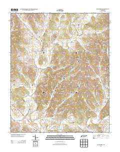 Mulberry Tennessee Historical topographic map, 1:24000 scale, 7.5 X 7.5 Minute, Year 2013