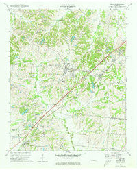 Munford Tennessee Historical topographic map, 1:24000 scale, 7.5 X 7.5 Minute, Year 1971