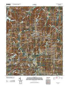 Munford Tennessee Historical topographic map, 1:24000 scale, 7.5 X 7.5 Minute, Year 2010