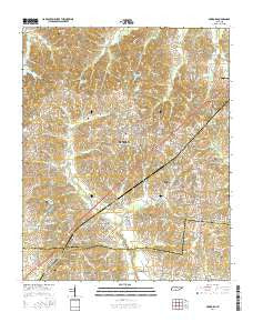 Munford Tennessee Current topographic map, 1:24000 scale, 7.5 X 7.5 Minute, Year 2016