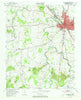 Murfreesboro Tennessee Historical topographic map, 1:24000 scale, 7.5 X 7.5 Minute, Year 1950