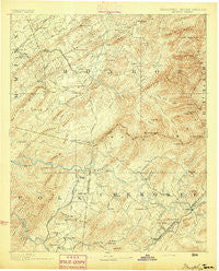 Murphy Tennessee Historical topographic map, 1:125000 scale, 30 X 30 Minute, Year 1893