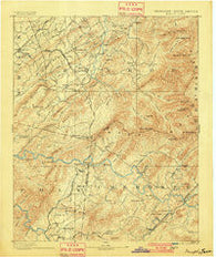 Murphy Tennessee Historical topographic map, 1:125000 scale, 30 X 30 Minute, Year 1893