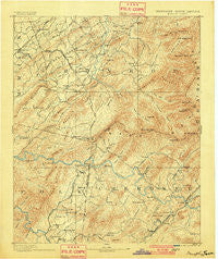 Murphy Tennessee Historical topographic map, 1:125000 scale, 30 X 30 Minute, Year 1893
