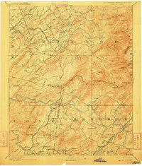 Murphy Tennessee Historical topographic map, 1:125000 scale, 30 X 30 Minute, Year 1893