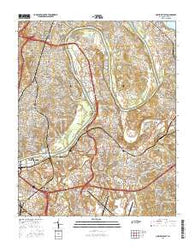 Nashville East Tennessee Current topographic map, 1:24000 scale, 7.5 X 7.5 Minute, Year 2016