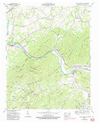 Neddy Mountain Tennessee Historical topographic map, 1:24000 scale, 7.5 X 7.5 Minute, Year 1940