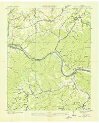 Neddy Mountain Tennessee Historical topographic map, 1:24000 scale, 7.5 X 7.5 Minute, Year 1935