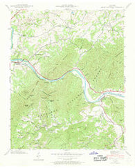 Neddy Mountain Tennessee Historical topographic map, 1:24000 scale, 7.5 X 7.5 Minute, Year 1940