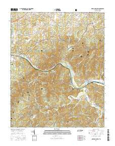 Neddy Mountain Tennessee Current topographic map, 1:24000 scale, 7.5 X 7.5 Minute, Year 2016