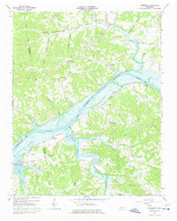 Needmore Tennessee Historical topographic map, 1:24000 scale, 7.5 X 7.5 Minute, Year 1965