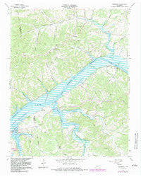 Needmore Tennessee Historical topographic map, 1:24000 scale, 7.5 X 7.5 Minute, Year 1965
