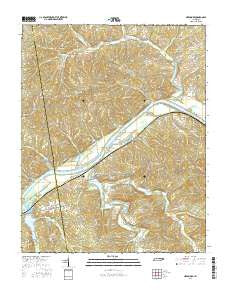 Needmore Tennessee Current topographic map, 1:24000 scale, 7.5 X 7.5 Minute, Year 2016
