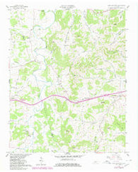 New Middleton Tennessee Historical topographic map, 1:24000 scale, 7.5 X 7.5 Minute, Year 1958