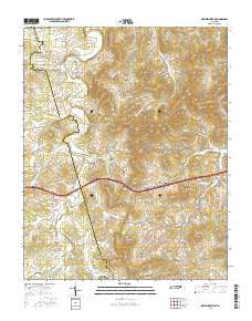 New Middleton Tennessee Current topographic map, 1:24000 scale, 7.5 X 7.5 Minute, Year 2016