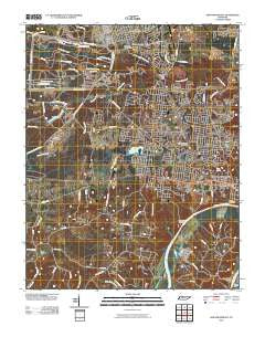 New Providence Tennessee Historical topographic map, 1:24000 scale, 7.5 X 7.5 Minute, Year 2010