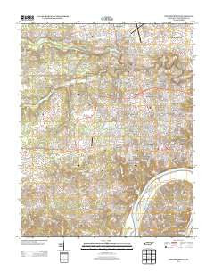 New Providence Tennessee Historical topographic map, 1:24000 scale, 7.5 X 7.5 Minute, Year 2013