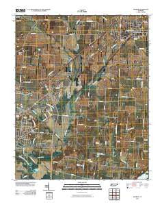 Newbern Tennessee Historical topographic map, 1:24000 scale, 7.5 X 7.5 Minute, Year 2010