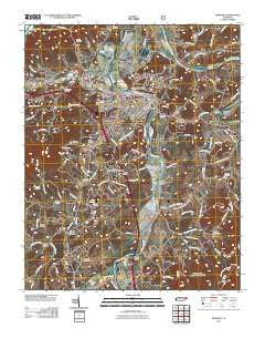 Newport Tennessee Historical topographic map, 1:24000 scale, 7.5 X 7.5 Minute, Year 2011