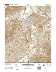 Newport Tennessee Historical topographic map, 1:24000 scale, 7.5 X 7.5 Minute, Year 2013