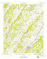 Niota Tennessee Historical topographic map, 1:24000 scale, 7.5 X 7.5 Minute, Year 1941