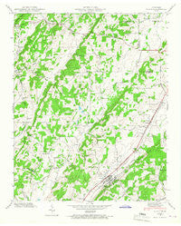 Niota Tennessee Historical topographic map, 1:24000 scale, 7.5 X 7.5 Minute, Year 1941