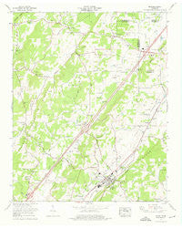 Niota Tennessee Historical topographic map, 1:24000 scale, 7.5 X 7.5 Minute, Year 1974