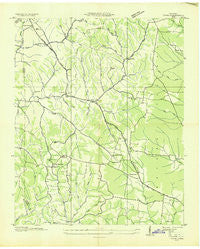 Noah Tennessee Historical topographic map, 1:24000 scale, 7.5 X 7.5 Minute, Year 1936