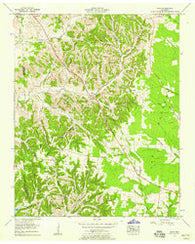 Noah Tennessee Historical topographic map, 1:24000 scale, 7.5 X 7.5 Minute, Year 1956