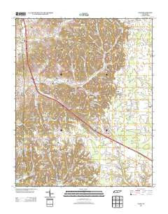 Noah Tennessee Historical topographic map, 1:24000 scale, 7.5 X 7.5 Minute, Year 2013