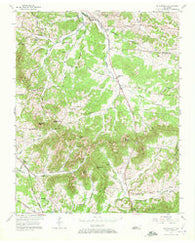 Nolensville Tennessee Historical topographic map, 1:24000 scale, 7.5 X 7.5 Minute, Year 1957