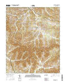 Nolensville Tennessee Current topographic map, 1:24000 scale, 7.5 X 7.5 Minute, Year 2016