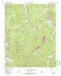 Norma Tennessee Historical topographic map, 1:24000 scale, 7.5 X 7.5 Minute, Year 1954