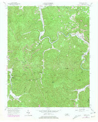 Norma Tennessee Historical topographic map, 1:24000 scale, 7.5 X 7.5 Minute, Year 1954